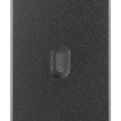 Invertitore 1P 16AX assiale grigio illuminabile tasto sostituibile per lampade con alimentatore integrato