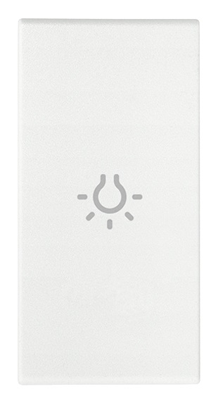 Tasto 1M simbolo luce assiale bianco