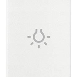 Tasto 1M simbolo luce assiale bianco