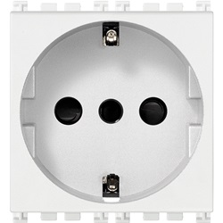 Presa 2P+T 16A P30 bianco Arkè 