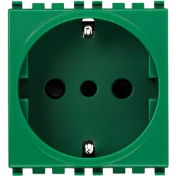 Presa 2P+T 16A P30 verde