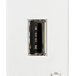Unità alimentazione USB 5V 1,5A cavo 1m bianco per dispositivi elettronici