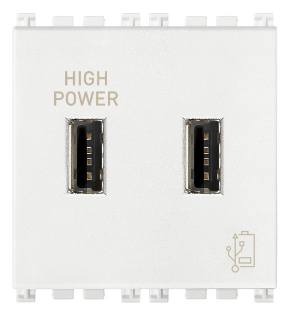UnitÃ  alimentazione USB 5V2,1A 2M bianco
