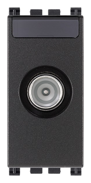 Presa Tv-Rd-Sat Passante Grigio Arkè 