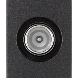 Presa coassiale TV-RD-SAT passante 5-2400 MHz connettore maschio attenuazione 10 dB grigio