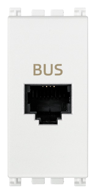 Presa RJ11 speciale morsetti a vite bianco per Bus applicazioni telefoniche