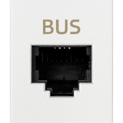 PRESA RJ11 SPECIALE PER BUS BIANCO