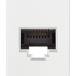 Presa RJ45 Netsafe Cat6 UTP bianco