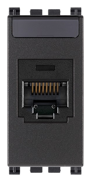 Presa RJ45 Panduit Cat5e UTP grigio