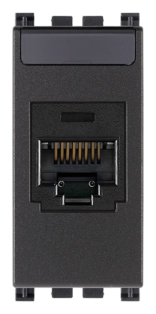 Presa RJ45 Panduit Cat5e UTP 8 contatti cablaggio universale grigio