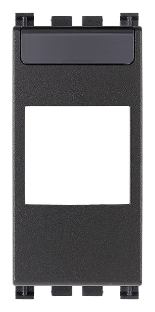 Adattatore RJ45 Infra+ grigio per moduli Cat. 5e e Cat. 6 serie Slim Merlin Gerin