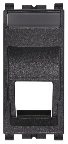 Adattatore RJ45 inclinato grigio