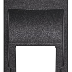 Adattatore RJ45 inclinato grigio per connettori Keystone rete dati