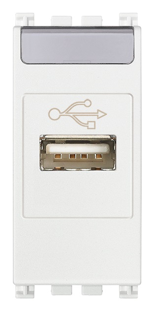 Presa USB bianco