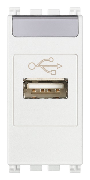 Presa USB bianco