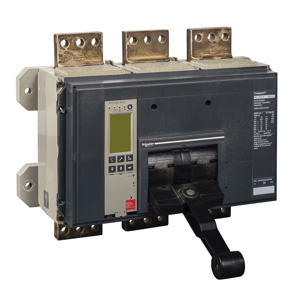 Interruttore Compact NS3200N - 3200 A - 3 poli - Fisso - S/sganciatore