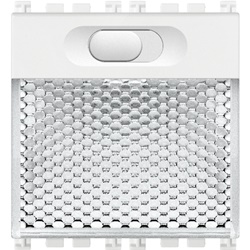 Lampada segnapasso LED 230V bianco regolabile 3 livelli 2 moduli