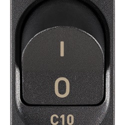 Interruttore MT 1P+N C10 120-230V grigio