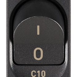Interruttore MT 1P+N C10 120-230V grigio