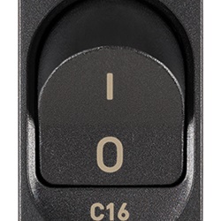Interruttore MT 1P+N C16 120-230V grigio