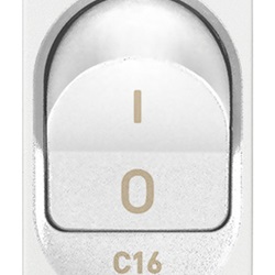 Interruttore MT 1P+N C16 120-230V bianco