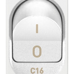 Interruttore MT 1P+N C16 120-230V bianco