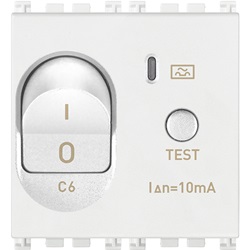 Interruttore MTDiff. 1P+N C6 10mA bianco