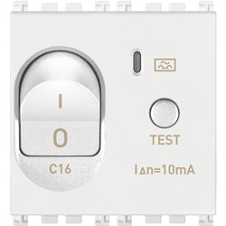 Interruttore MTDiff.1P+N C16 10mA bianco