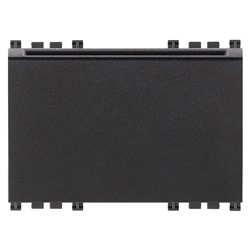 Interruttore elettronico a badge verticale 3 moduli 16A 250V grigio per controllo accessi