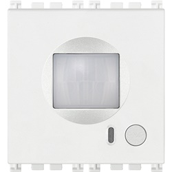 Rivelatore IR domotico bianco 2 moduli movimento infrarossi passivi