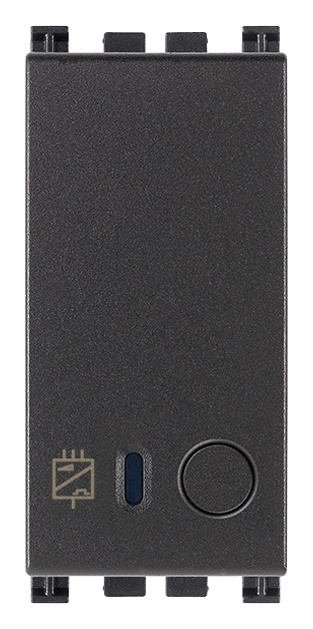 Interfaccia 2 comandi tradizionali 1 modulo grigio per automazione casa