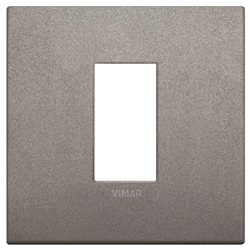 Placca Classic 1M titanio matt