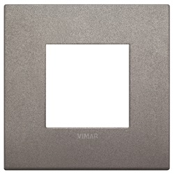 Placca Classic 2M titanio matt
