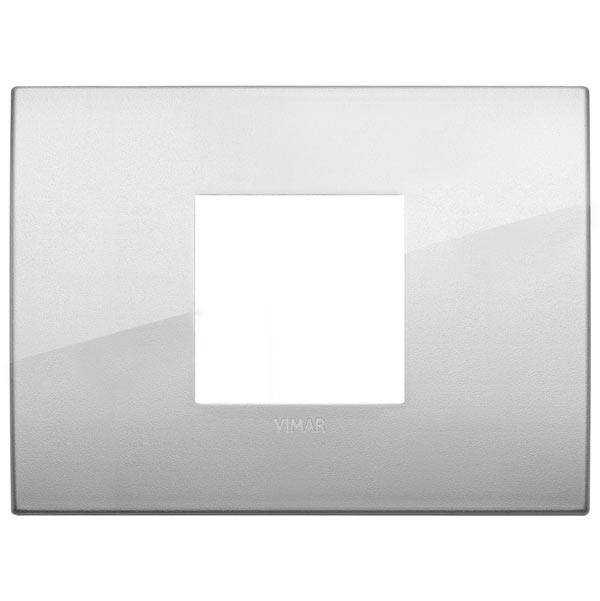 Placca Classic 2M centrali argento