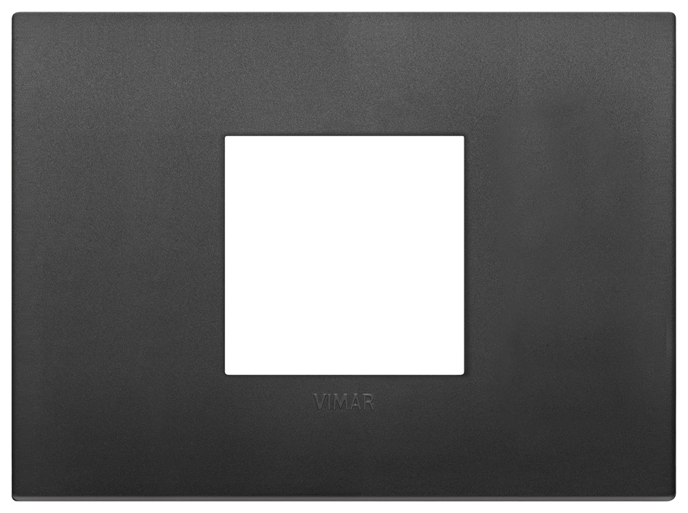 Placca Classic 2M centrali nero