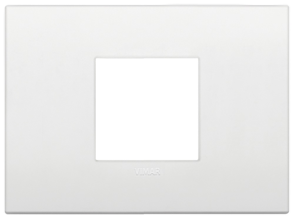 Placca Classic 2M centrali bianco