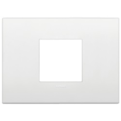 Placca Classic 2M centrali bianco