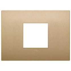 Placca Classic 2M centrali oro matt