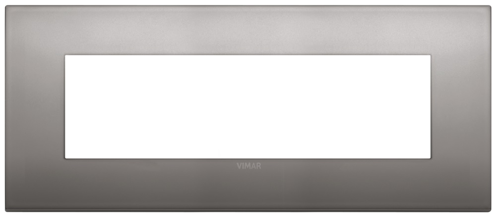 Placca Classic 7M nichel nero