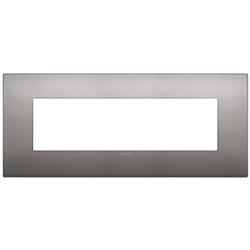 Placca Classic 7M nichel nero