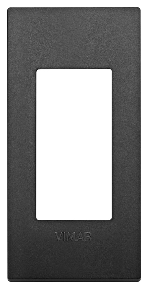 Placca Classic 1MP nero