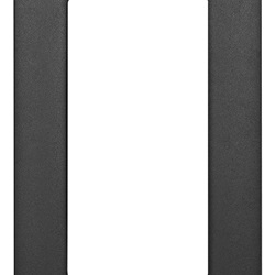 Placca Classic 1MP nero