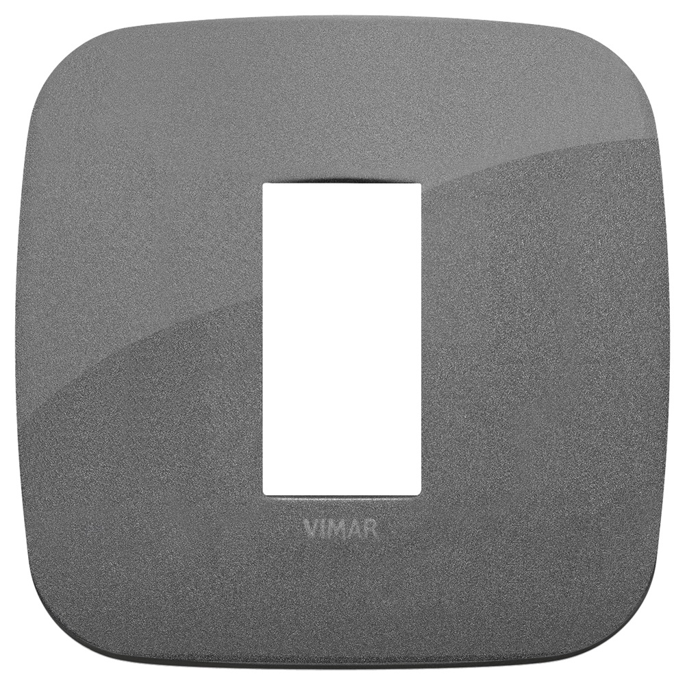 Placca Round 1M ardesia