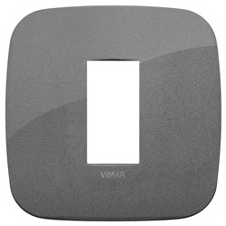 Placca Round 1M ardesia