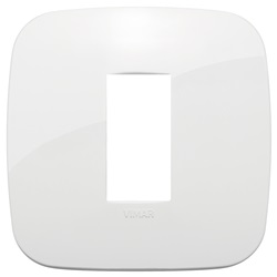 Placca Round 1M bianco