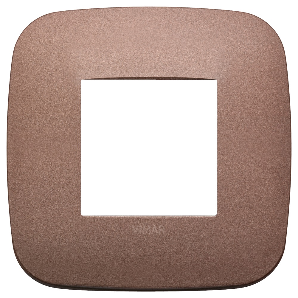 Placca Round 2M bronzo matt