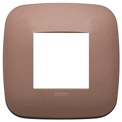 Placca Round 2M bronzo matt