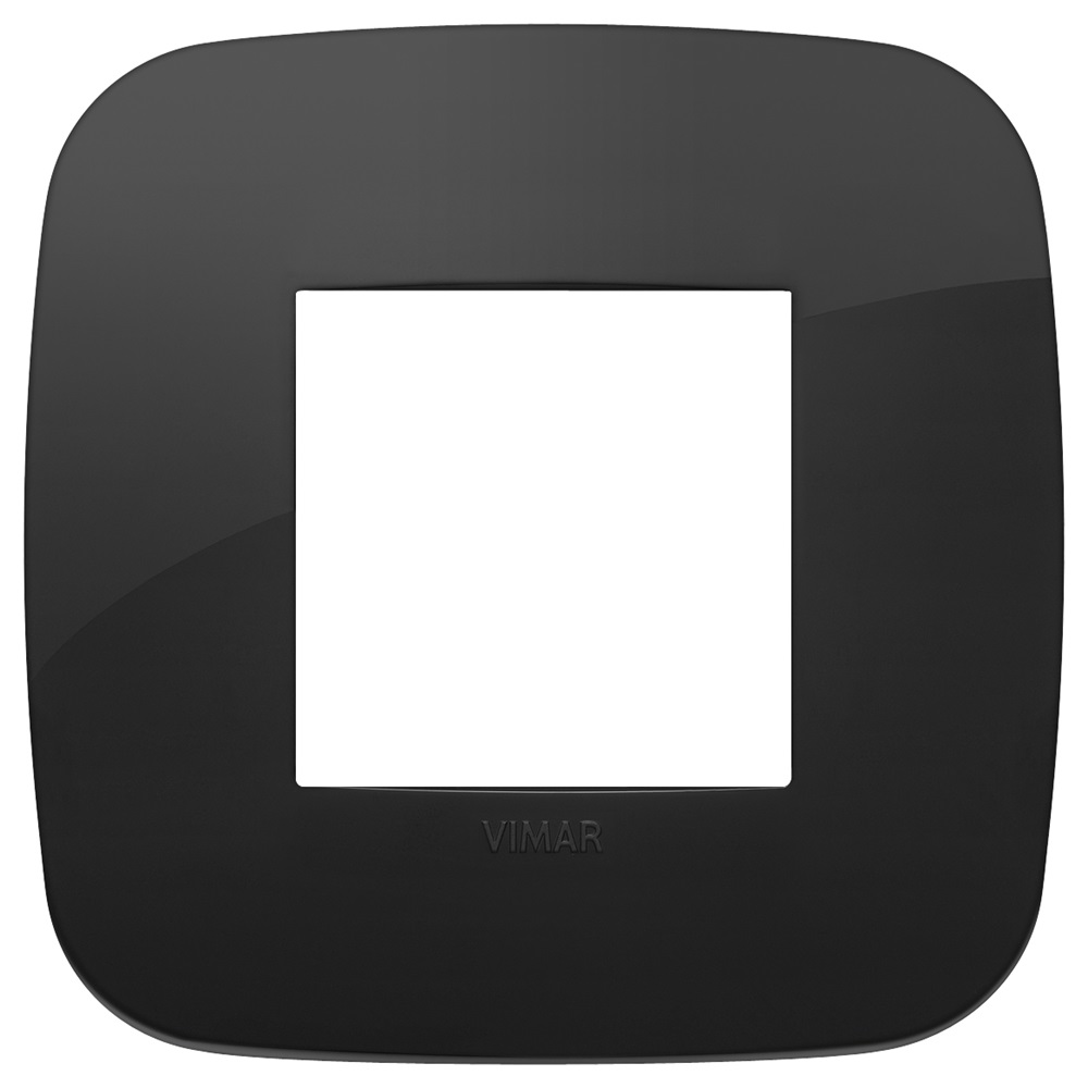 Placca Round 2M nero