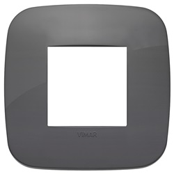 Placca Round 2M grigio