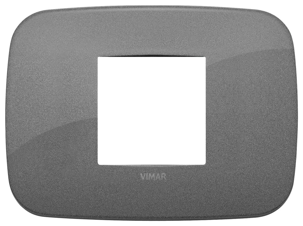 Placca Round 2M centrali ardesia